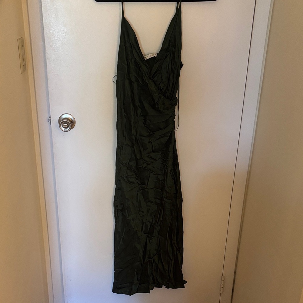 Zara Dark Green Maxi Dress